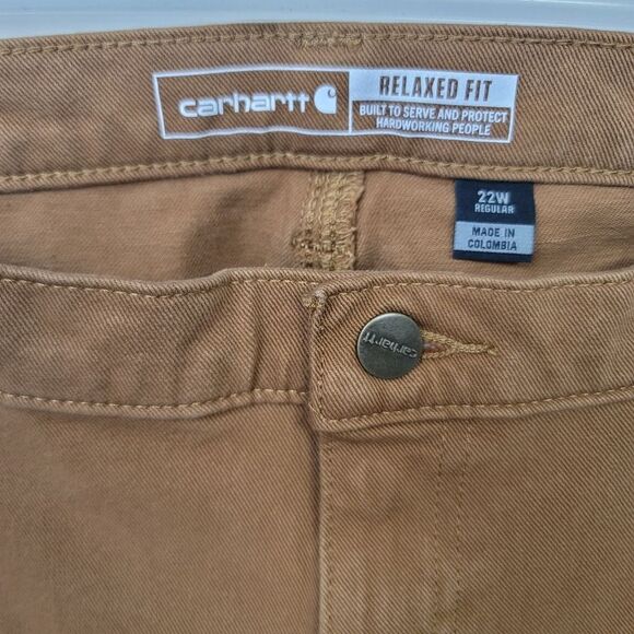 Carhartt rugged flex relaxed fit twill double-front work pant, 22W - Picture 8 of 11